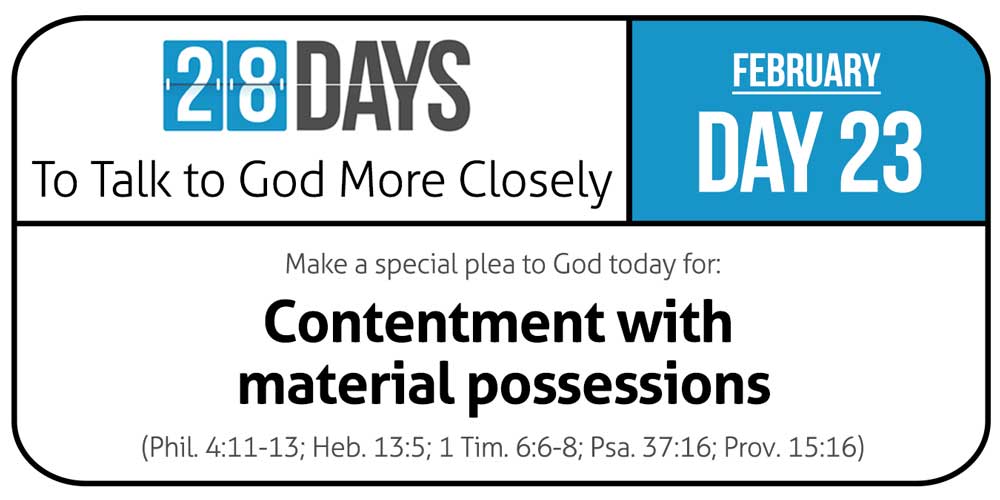 23-Contentment-with-material-possessions